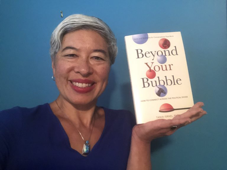 Tania Israel and her book "Beyond Your Bubble"