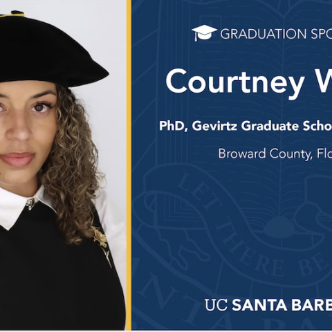 Courtney Wright Courtney Wright, Ph.D. candidate in UCSB Gevirtz Graduate School of Education