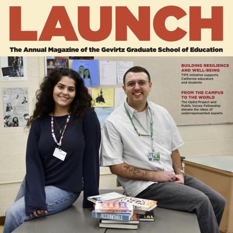 TEP candidate Isabella Garcia-Bernsconi and La Colina teacher Cameron Hatcher-Day