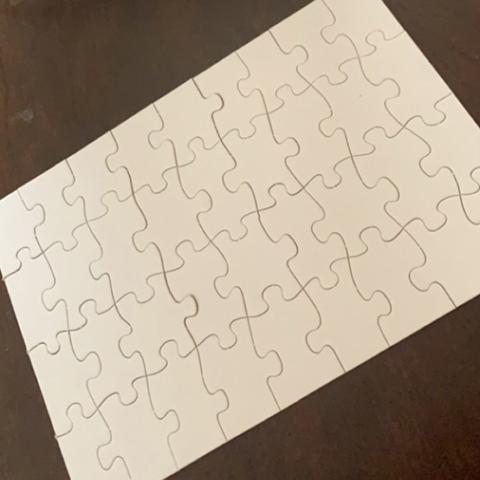 blank puzzle pieces