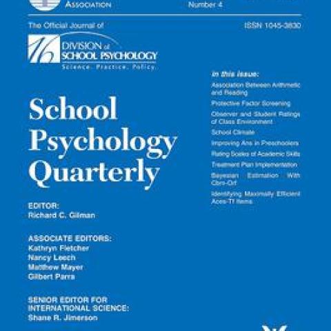 cover School Psychology Quarterly