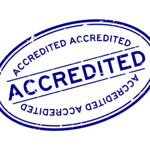 accredited stamp