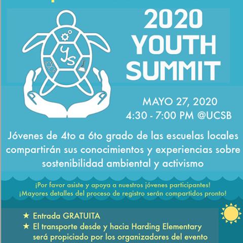 Spanish language version of the now-canceled Youth Summit poster