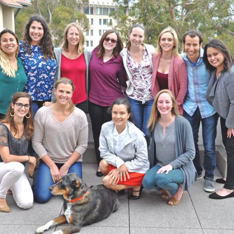 the 2017 cohort of CCSP interns with Erin Dowdy