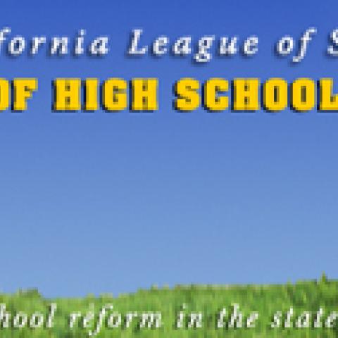 The California League of High Schools logo (detail)