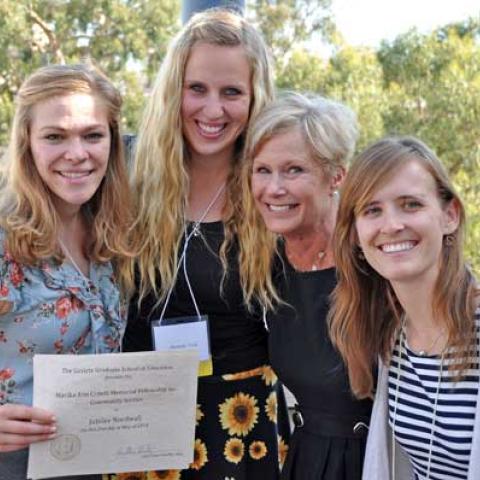 the 2014 Marika Ann Critelli Fellowship awardees