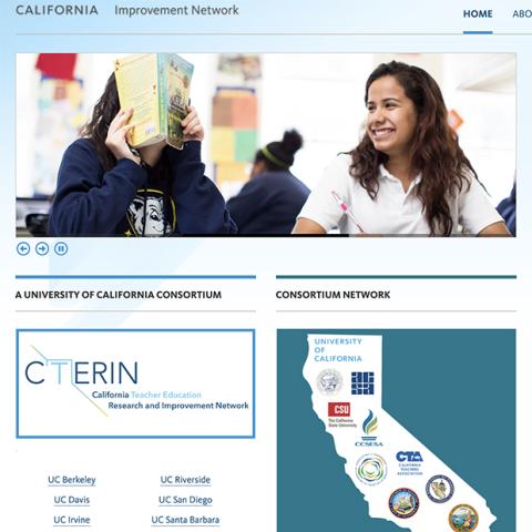 screencap of CTERIN homepage