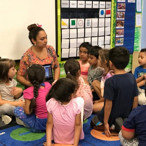 Dual Language Immersion Class in Carpinteria