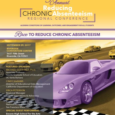 Reducing Chronic Absenteeism Regional Conference flyer