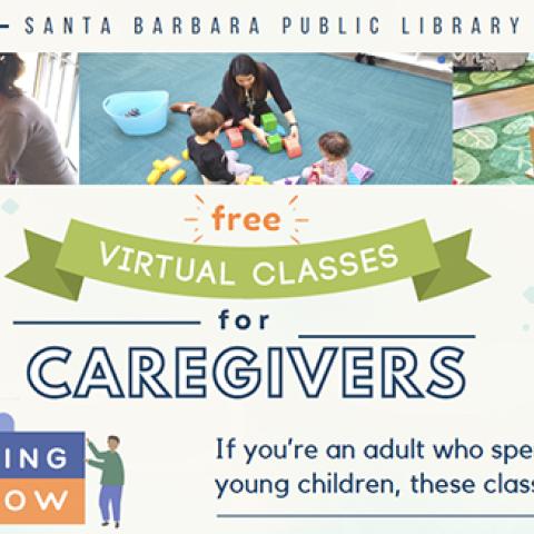 banner for Virtual Classes for Caregivers series