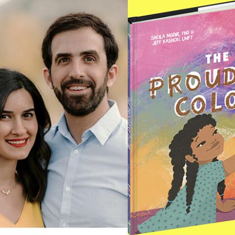 Sheila Modir, Jeff Kashou, and the book The Proudest Color