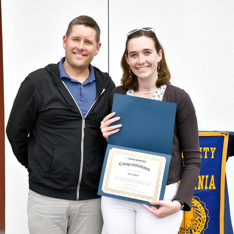 Dr. Matt Qurik with Alice Mullin