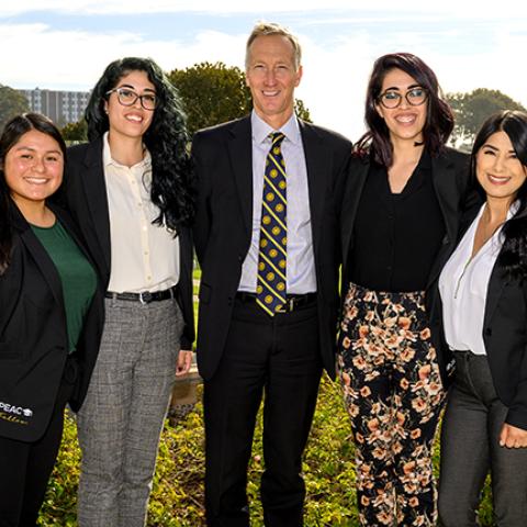 Evely Jimenez, Maria Lorenzano, Jon Clark, Alejandrina Maria Lorenzano, and Monica Rojas