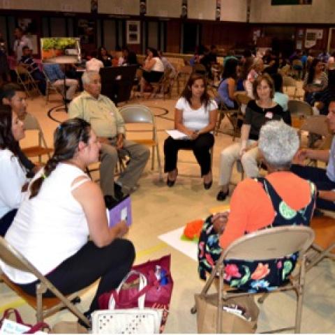 a group at the first PROYECTO Heroes forum