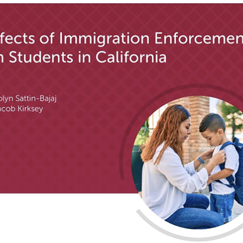 graphic for “Effects of Immigration Enforcement on Students in California”