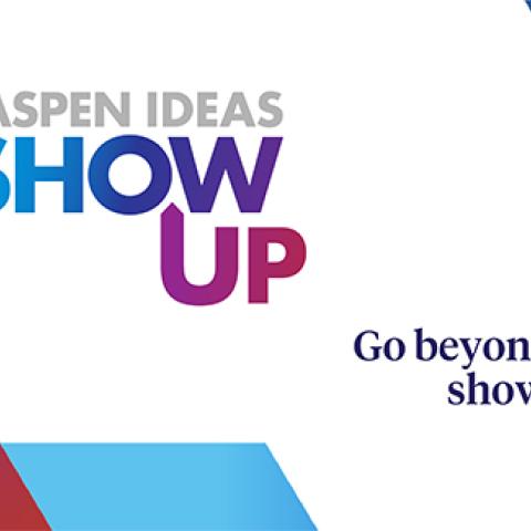 Aspen Ideas: Show Up logo