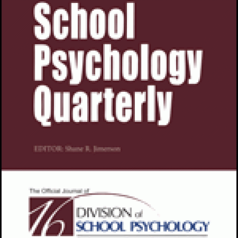 cover of School Psychology Quarterly