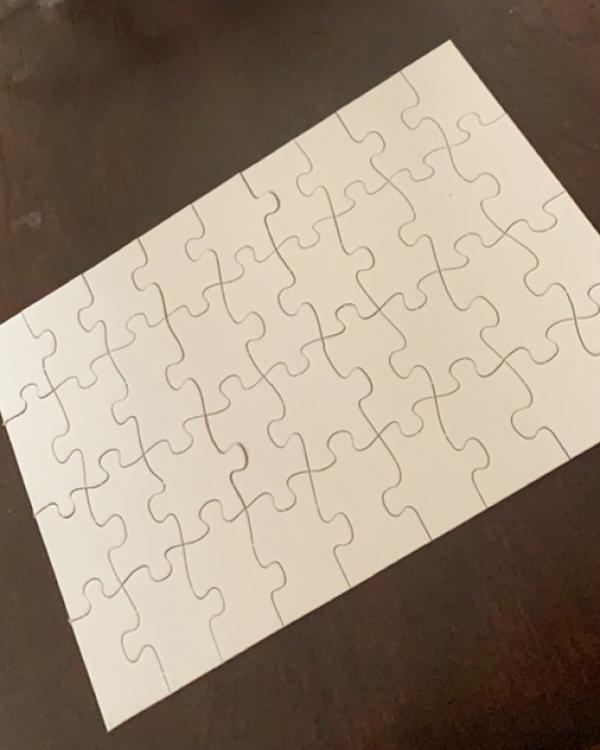 blank puzzle pieces 