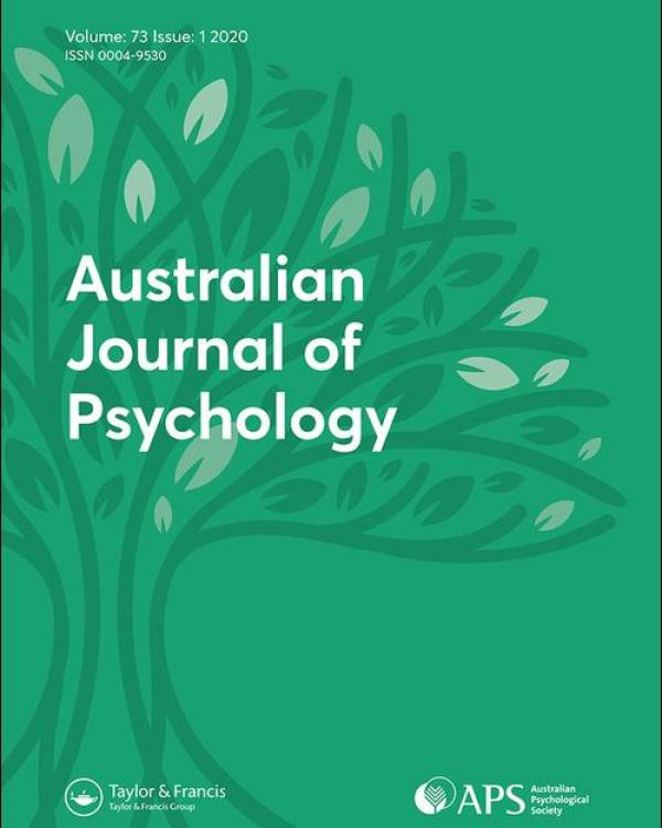 cover of Australian Journal of Psychology 