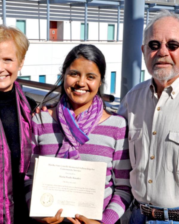 Ann Lippincott, Maria Prado Rosales, and Ned Emerson 