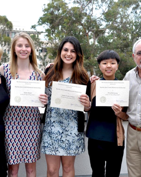 the 2017 Critelli Fellows