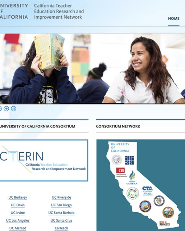 screencap of CTERIN homepage 