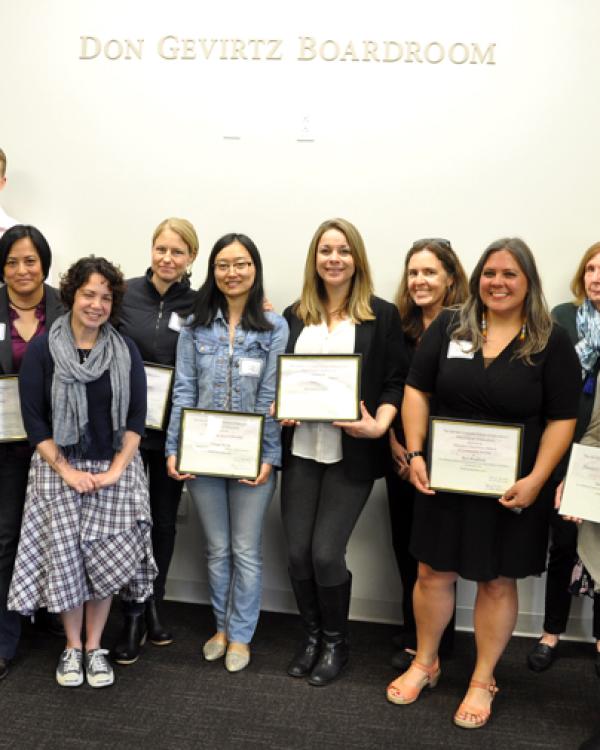2017-18 Department of Education fellowship award winners and their advisors