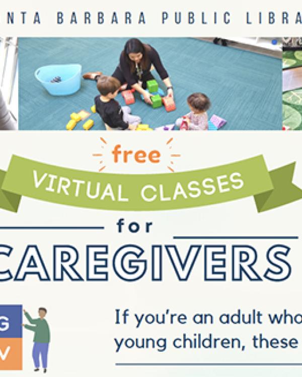banner for Virtual Classes for Caregivers series 