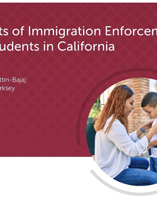 graphic for “Effects of Immigration Enforcement on Students in California” 