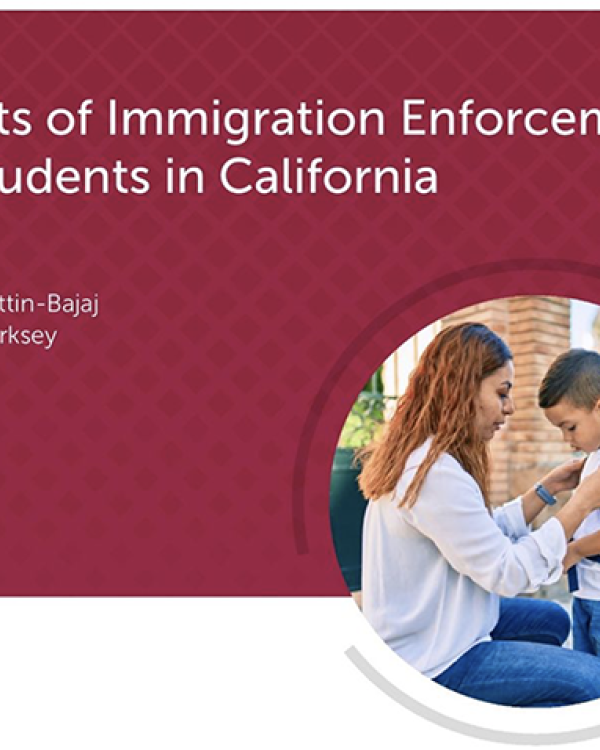 graphic for “Effects of Immigration Enforcement on Students in California”