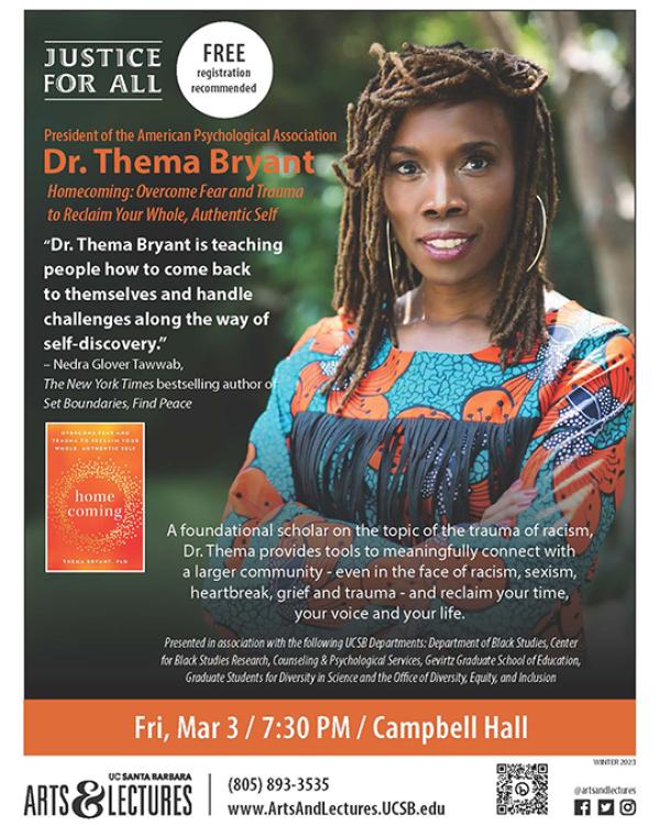 flyer for Thema Bryant lecture 